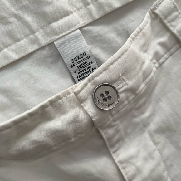 New - Calvin Klein White Men Jeans - 34x30 - Picture 3 of 4